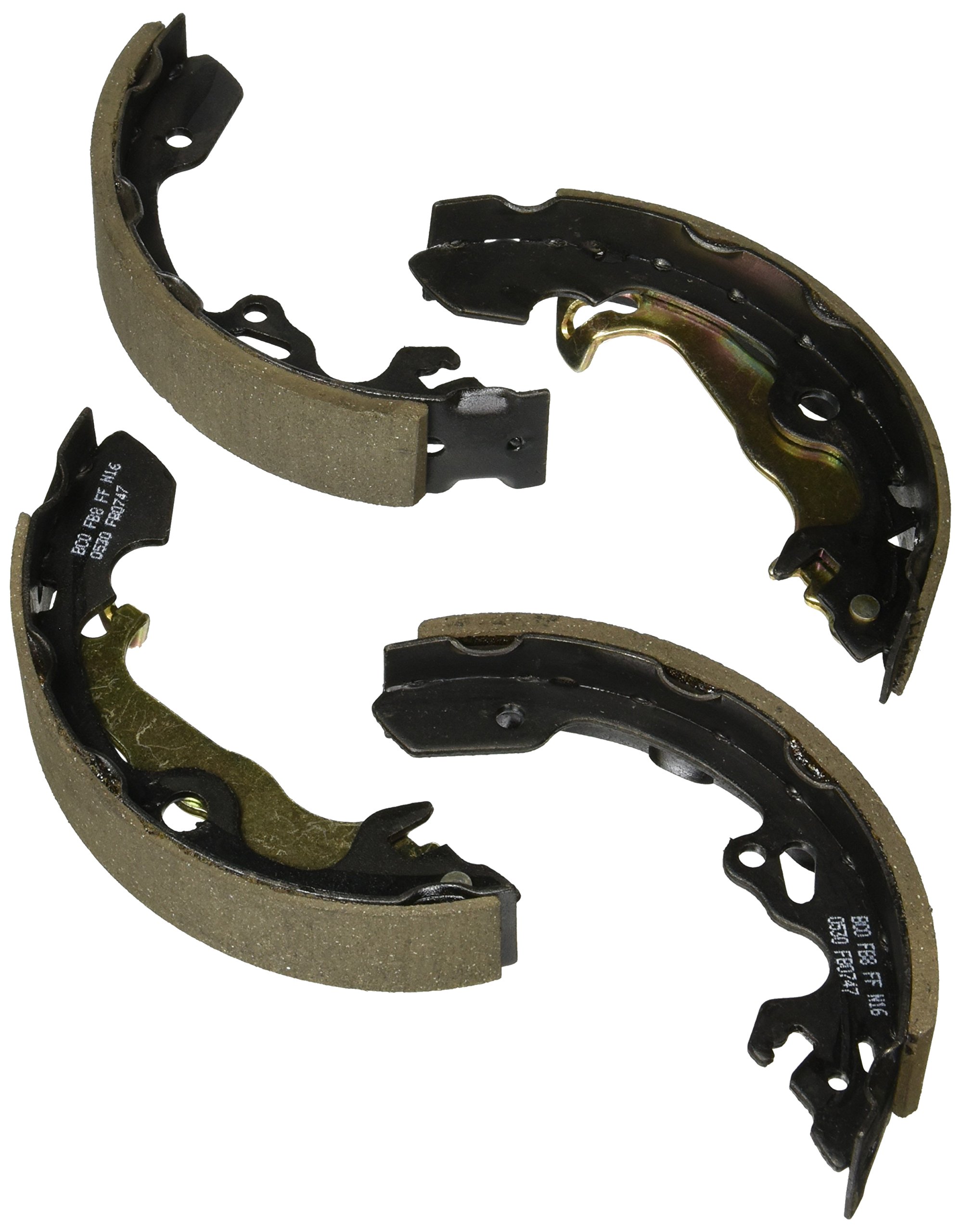 BOSCH BS747L Blue Drum Brake Shoe Set - Compatible With Select Ford Focus; REAR