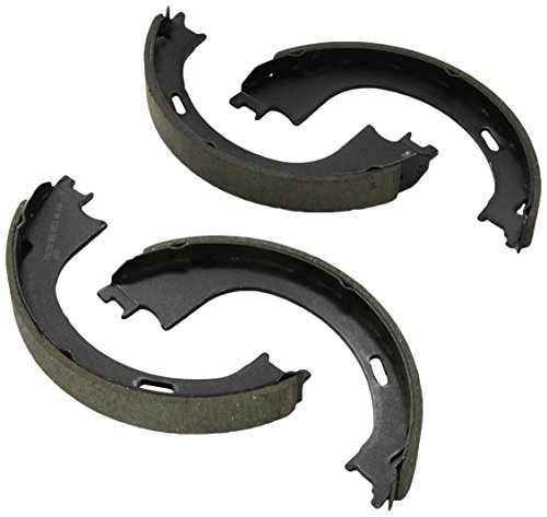 BOSCH BS752 Blue Parking Brake Shoe Set - Compatible With Select Ford Expedition, F-150, F-250; Lincoln Blackwood, Mark LT, Navigator, Town Car