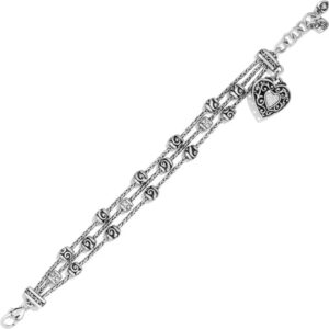 Brighton Womens Reno Heart Bracelet Crystal One Size