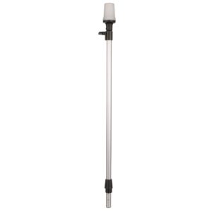 attwood 5610-48-7 telescoping pole light, all-around light, height-adjustable 26-42 inches, 2 mile 360-degree visibility, one size