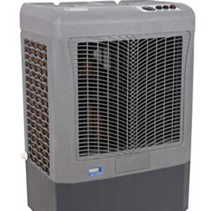 Portable Swamp Coolers - 3100 CFM MC37M Evaporative Air Cooler with 3-Speed Fan - Water Cooler Fan 950 sq. ft. Coverage High Velocity Outdoor Cooling Fan Swamp Cooler by Hessaire - Gray