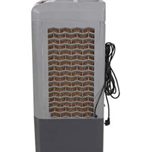 Portable Swamp Coolers - 3100 CFM MC37M Evaporative Air Cooler with 3-Speed Fan - Water Cooler Fan 950 sq. ft. Coverage High Velocity Outdoor Cooling Fan Swamp Cooler by Hessaire - Gray