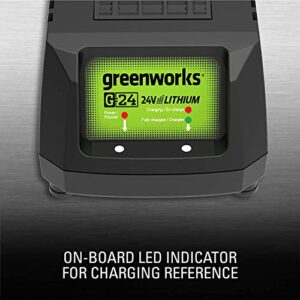 Greenworks G-24 24V Lithium Ion Battery Charger, 29862