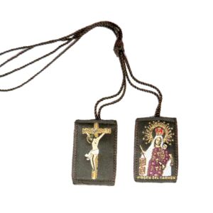 Scapular or Escapulario de Jesus y La Virgen Del Carmen Our Lady of Mount Carmel