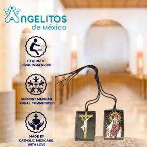 Scapular or Escapulario de Jesus y La Virgen Del Carmen Our Lady of Mount Carmel