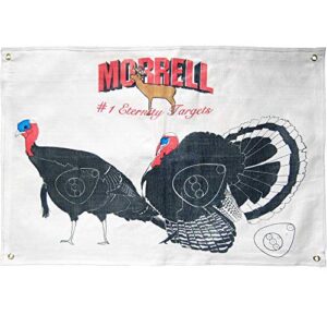 morrell targets turkey polypropylene archery target face, multi