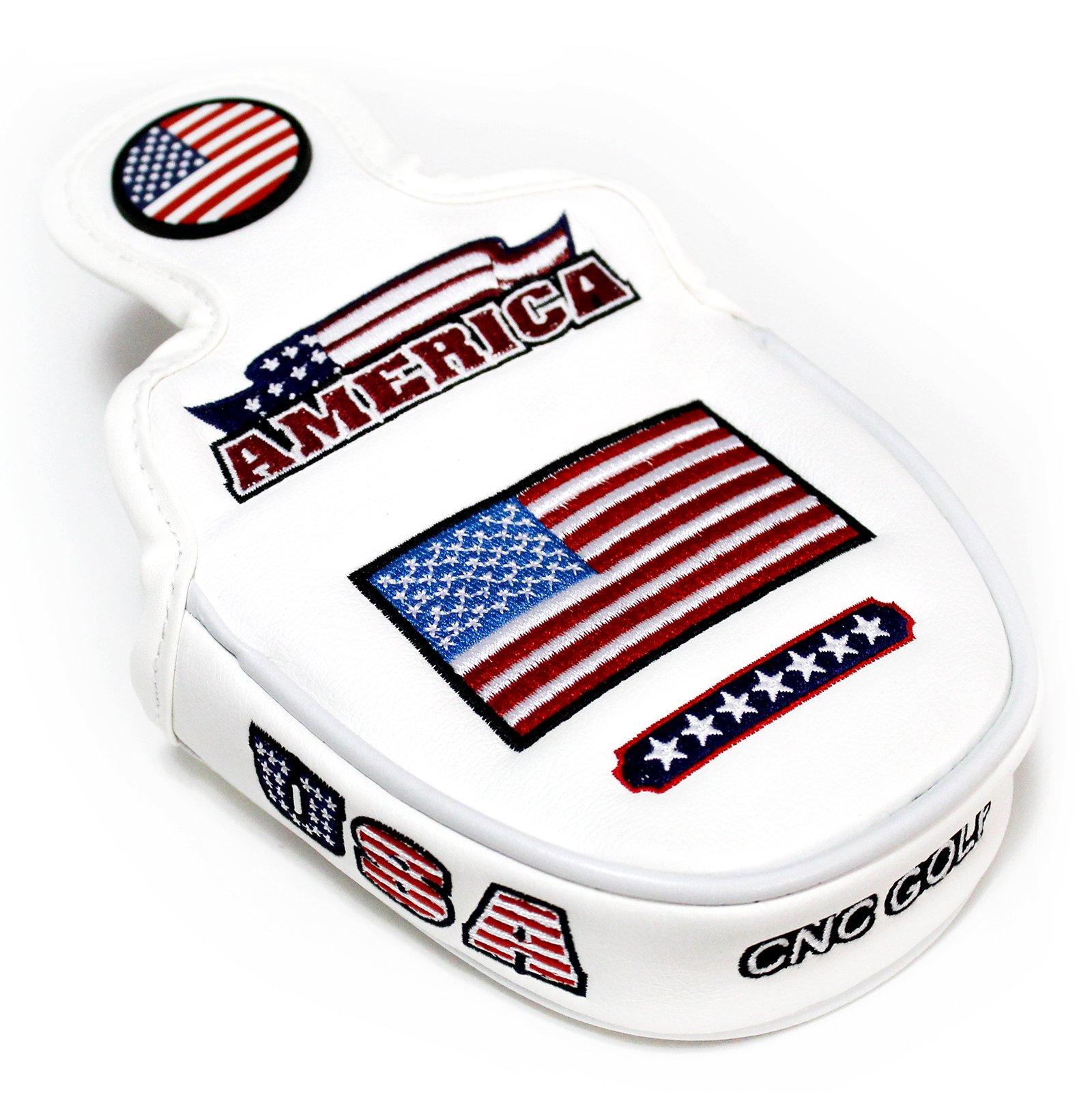 CNC GOLF USA MALLET Putter Cover Headcover for Scotty Cameron Taylormade Odyssey 2ball