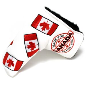 CANADA Putter Cover Magnetic Headcover for Scotty Cameron Taylormade Odyssey Blade