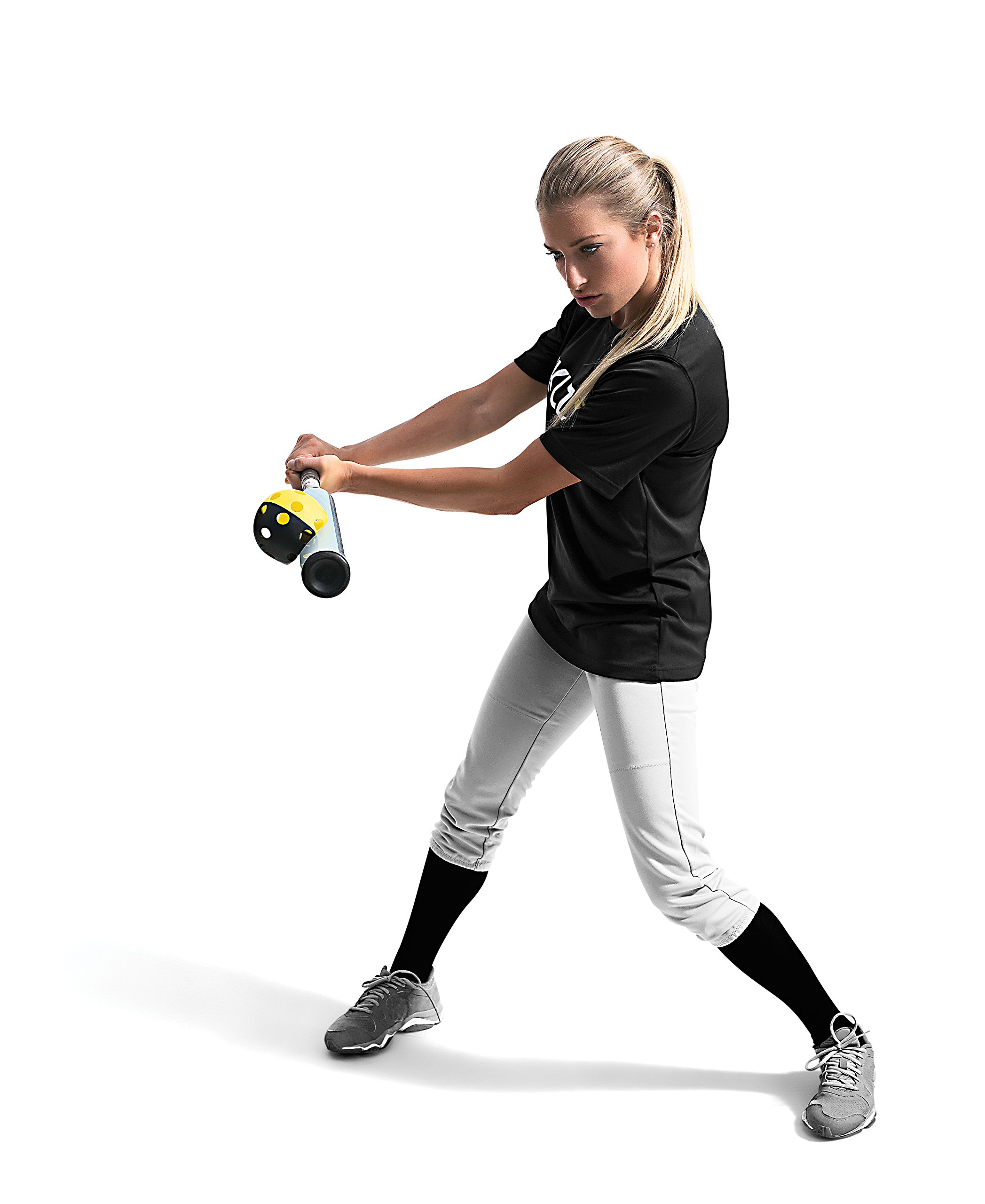 SKLZ Impact Limited-Flight Practice Baseball, Softball, and Mini Balls (Softballs, 8 Pack), Black/Yellow