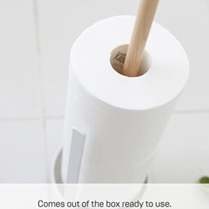 Yamazaki Home Toilet Paper Stocker, Holds 3 Toilet Paper Rolls, No Assembly Req, White, One Size