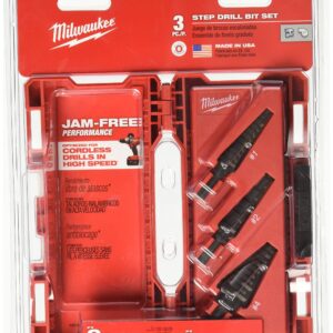 Milwaukee GIDDS2-2475514 Step Bit 3-Piece Set (#1, 2, 4)