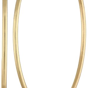 GUESS "Basic" Gold Large Endless Hoop Earrings