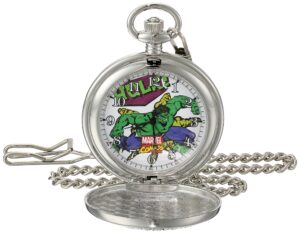 marvel men's w001743 hulk analog-quartz pocket watch