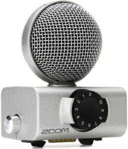 zoom msh-6 mid-side microphone capsule, mono-compatible stereo microphones for film, video, and music, works with h5, h6, q8, u-44, f1, f4, f8n, and f8