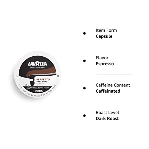 Lavazza Perfetto Keurig 2.0 K-Cup Pack, 64 Count