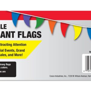 Cosco® Flag Pennant Banner, 30 feet, Assorted Colors (098182)