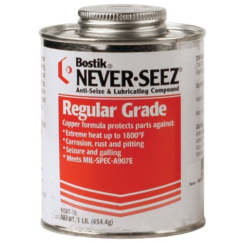 BOSTIK Regular Copper Grade Anti-Seize Brush Top - MFR : NSBT-16 Container Size: 1 lbs