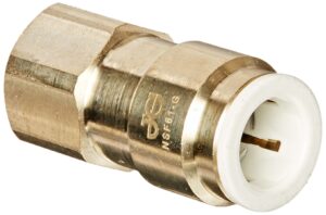 john guest mi4512f4slf female flare connector, 3/8" od x 1/4 (pack of 10)