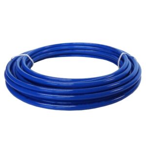 john guest 1/4 inch x 25 feet lldpe tubing, flexible water tubing for plumbing, blue, pe-08-bi-025f-b