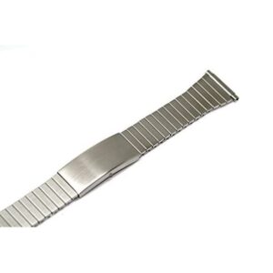 TIMEX 16-20MM Stainless Silver Expansion Fast FIT Strap Watch Band 6.8 INCHES Long