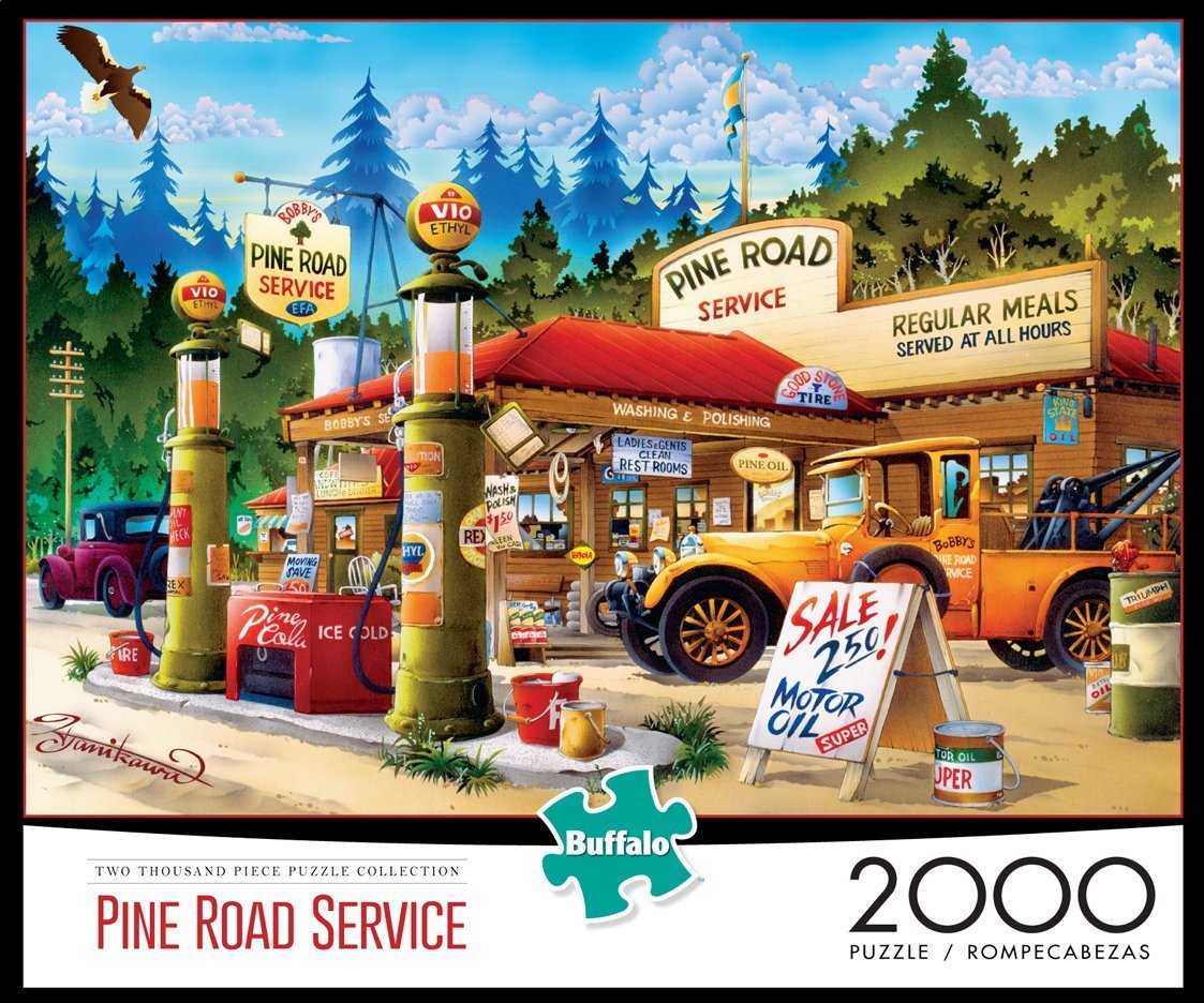 Buffalo Games - Pine Road Service - 2000 Piece Jigsaw Puzzle