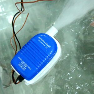 Amarine Made Automatic Bilge Pump Submersible Small Electric Boat Bilge Pump 12v 750gph Auto with Float Switch 3/4 inch Outlet Diameter, Bilge Pump for Boats