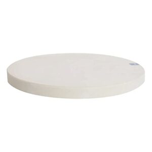 NoTrax 16" Round x 1" Sani-Tuff T45 Natural Rubber Cutting Board, Non-Skid Professional-Grade, Made in USA, T45S4R16BF