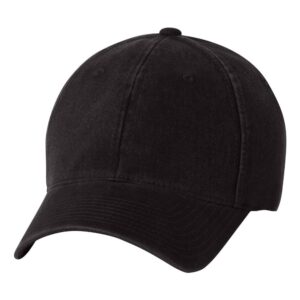 Flexfit 6997 Low Profile Garment Washed Cotton Cap - Extra Extra Large (Black)