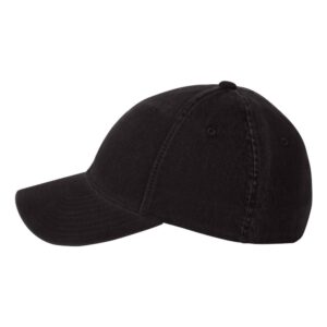 Flexfit 6997 Low Profile Garment Washed Cotton Cap - Extra Extra Large (Black)