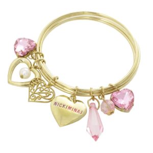 nicki minaj heart charm bracelet