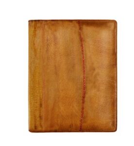 rawlings baseball stitch pad folio - tan