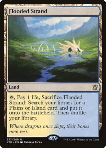 magic: the gathering - flooded strand (233/269) - khans of tarkir