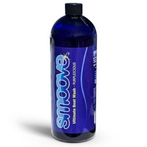 Smoove Purpleicious Ultimate Boat Wash (Quart) Premium Boat Cleaner, Marine Grade Boat Soap, Effective Boat Hull & Seat Cleaner, Essential Boat Cleaning Supplies, Advanced Boat Wash and Wax Formula