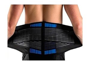 kl happiness deluxe neoprene double pull lumbar lower back support brace exercise belt size 4xl (48-52”) we have all size s - 6xl