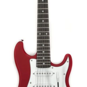 Electric Guitar Package 1/2 Size w/Pocket Amp, Strap, and Cord SX RST 1/2 CAR Short Scale Red Package