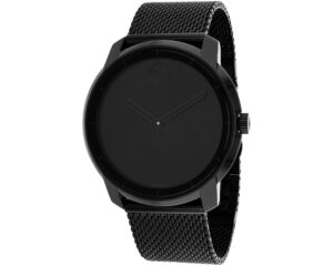 movado men's 3600261 bold analog display swiss quartz black watch