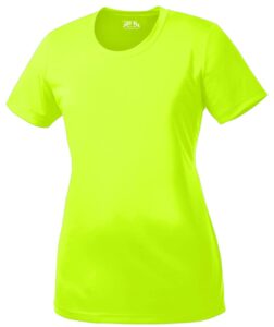 joe's usa womens athletic all sport training t-shirt | l-neon yellow