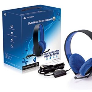 PlayStation Silver Wired Stereo Headset