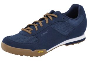 giro rumble vr cycling shoes - men's dress blue/gum 45