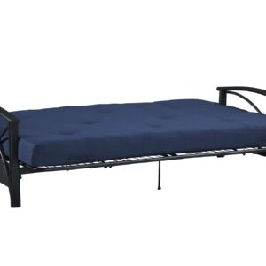 DHP 6" Microfiber Futon Mattress Sofa Bed, Full, Blue