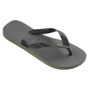 Havaianas Men's Brazil Flip Flop Sandals, Steel Grey, Size 11/12