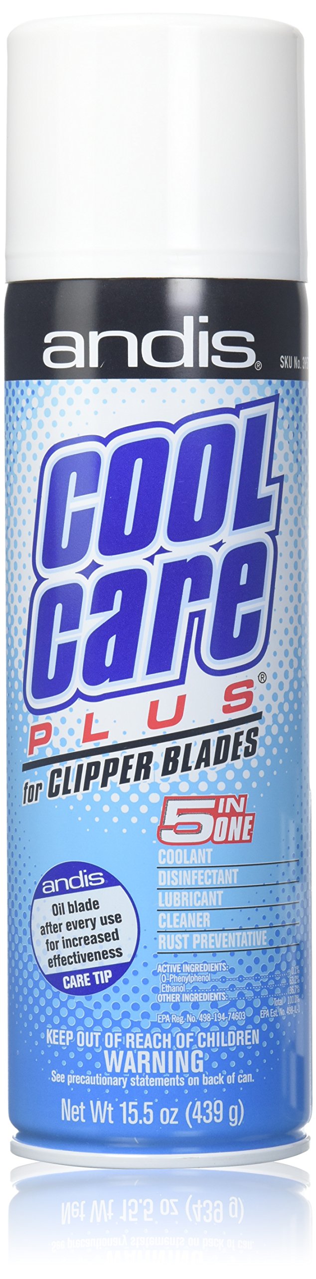 Andis Cool Care Plus For Blades, 15.5 Ounce (Pack of 2)