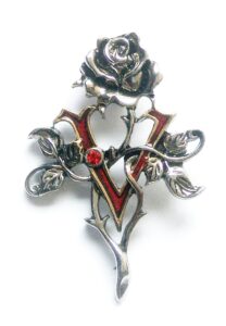 enchanted jewelry children of the night the vampire rose for immortal seduction pendant charm amulet talisman