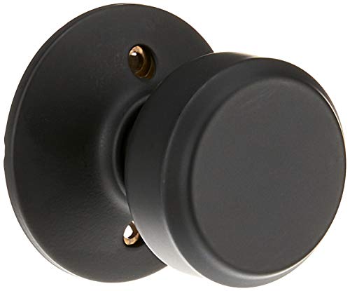 Schlage Lock KNOB Passage Bowery MAT Black F10BOW622