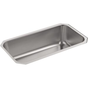 kohler 5290-na undertone 31-1/4-inch x 17-7/8-inch x 9-5/16-inch large undermount single-bowl kitchen sink, stainless steel