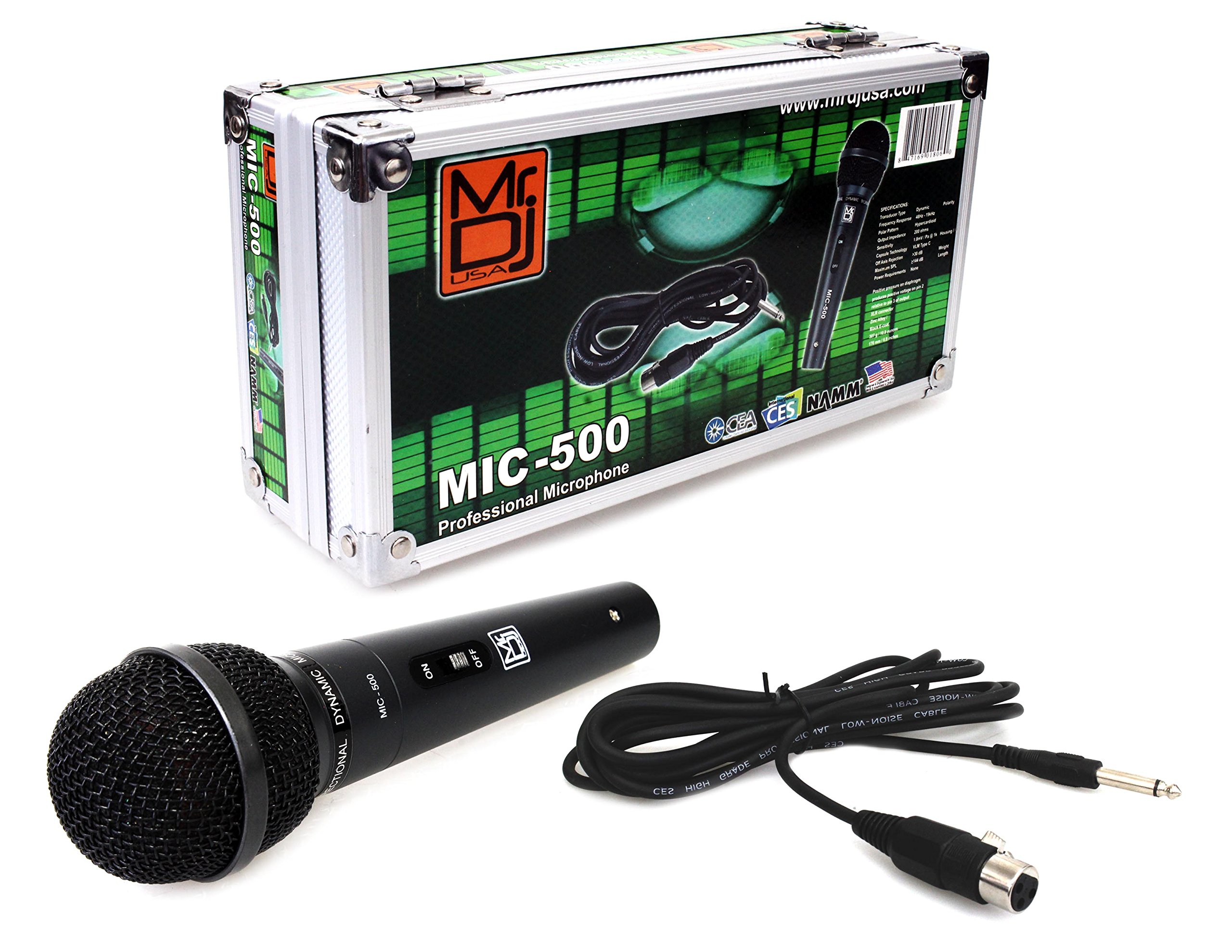 Mr. Dj MIC500 Uni-Directional Dynamic Microphone