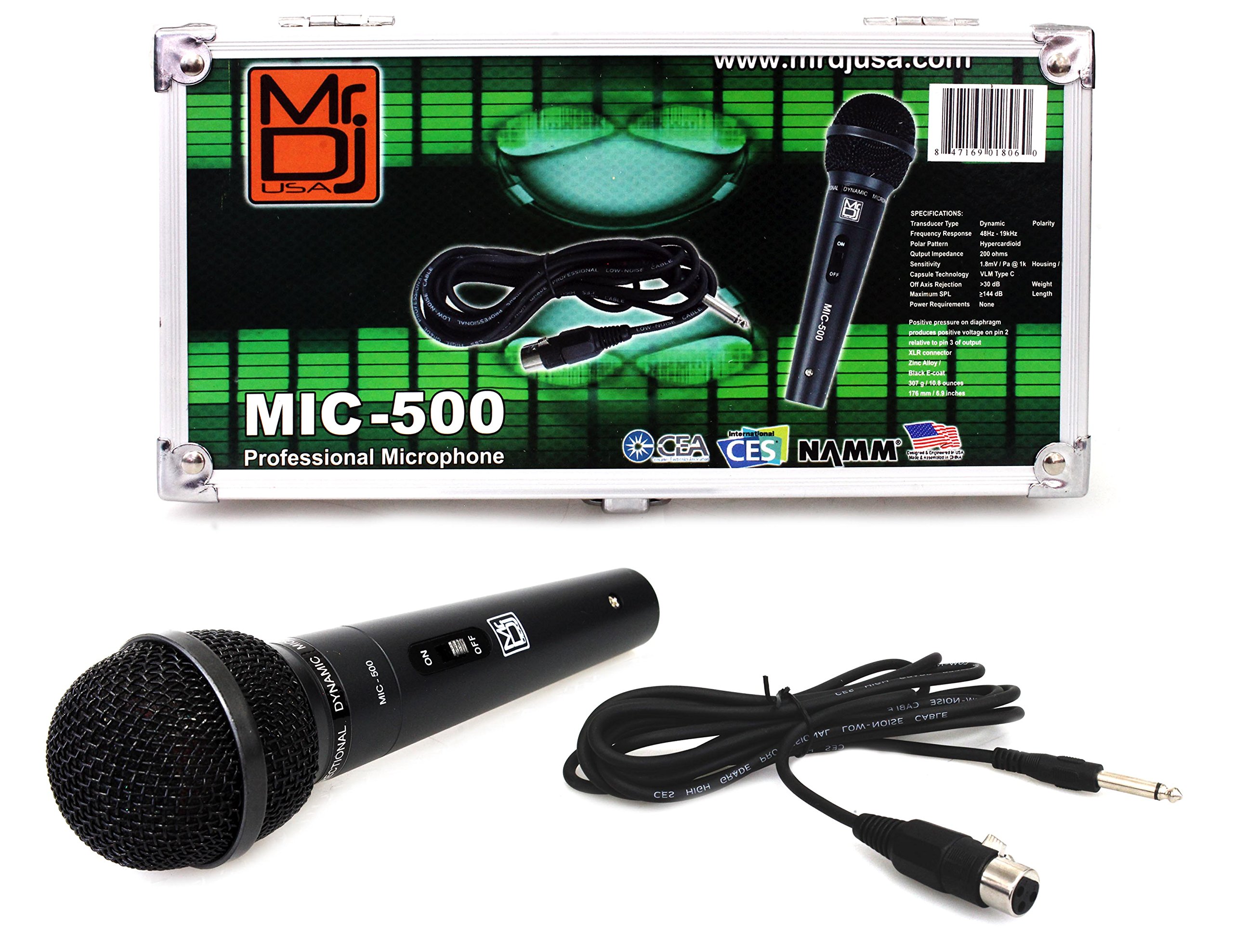 Mr. Dj MIC500 Uni-Directional Dynamic Microphone