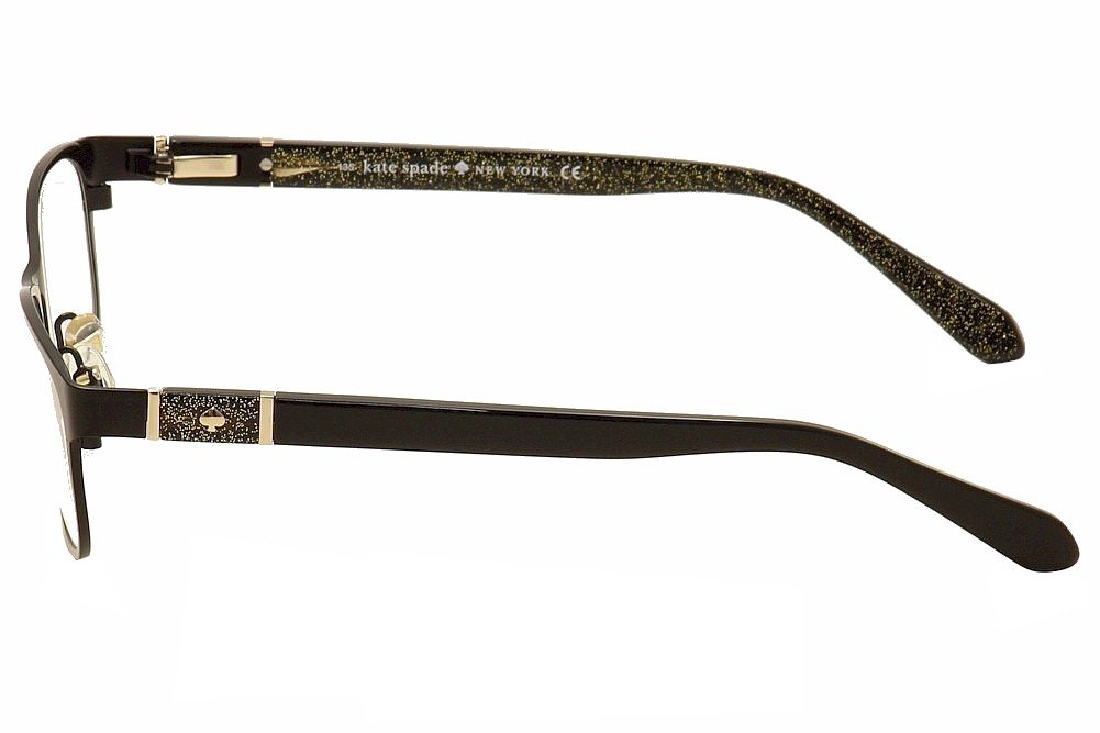 Kate Spade Ladies Black Rectangular Eyeglass Frames Jayla00030052