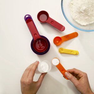 Joseph Joseph Nest Measure Measuring Cups and Measuring Spoons Set, Multicolored