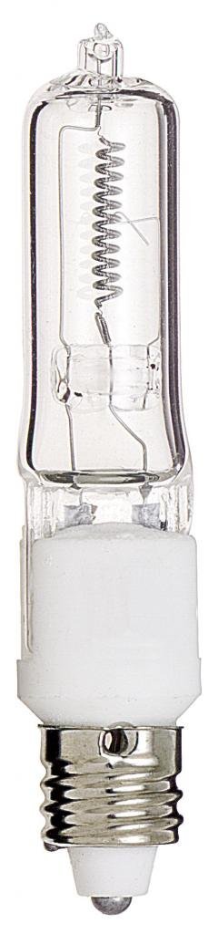 KOR (Pack of 4) Q50CL/MC - 50 Watt JD T4 E11 Mini Candelabra Base 120V Clear Light Bulbs